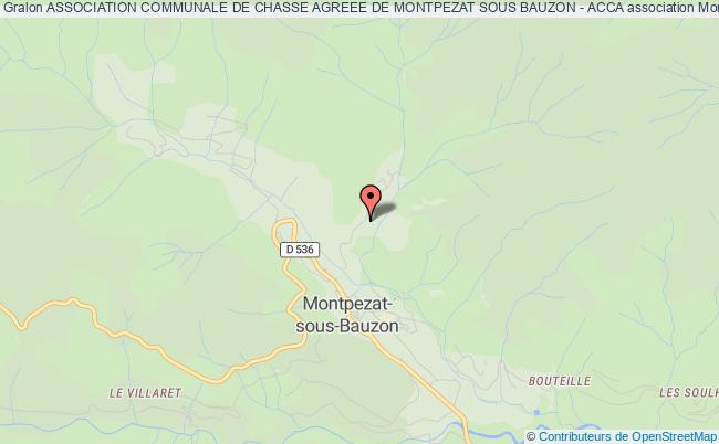 ASSOCIATION COMMUNALE DE CHASSE AGREEE DE MONTPEZAT SOUS BAUZON - ACCA