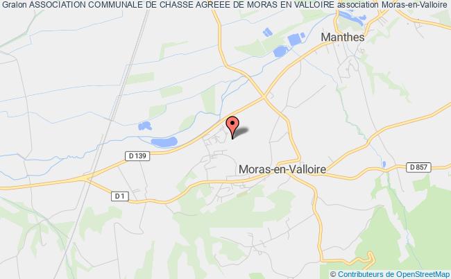 plan association Association Communale De Chasse Agreee De Moras En Valloire Moras-en-Valloire