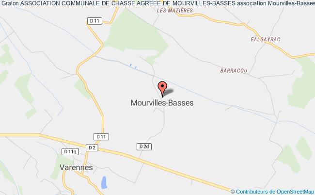 plan association Association Communale De Chasse Agreee De Mourvilles-basses Mourvilles-Basses