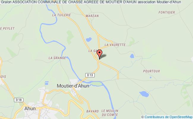 ASSOCIATION COMMUNALE DE CHASSE AGREEE DE MOUTIER D'AHUN