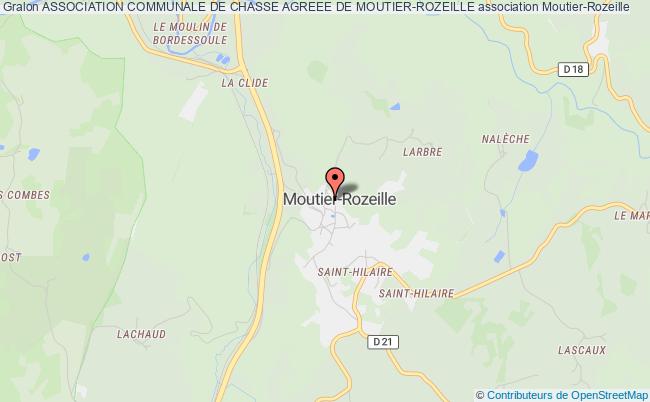 ASSOCIATION COMMUNALE DE CHASSE AGREEE DE MOUTIER-ROZEILLE