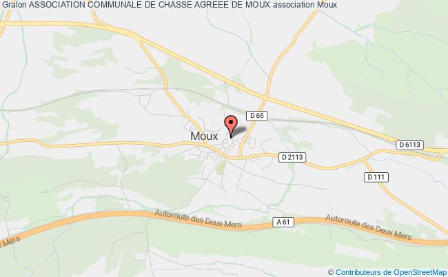 plan association Association Communale De Chasse Agreee De Moux Moux
