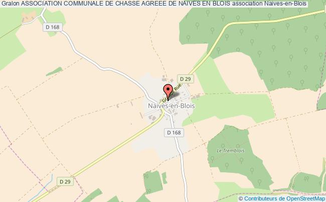 plan association Association Communale De Chasse Agreee De Naives En Blois Naives-en-Blois