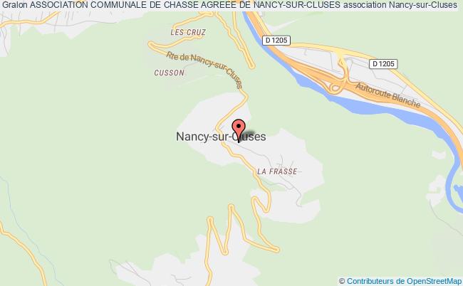 plan association Association Communale De Chasse Agreee De Nancy-sur-cluses Nancy-sur-Cluses