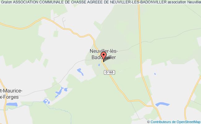 ASSOCIATION COMMUNALE DE CHASSE AGREEE DE NEUVILLER-LES-BADONVILLER