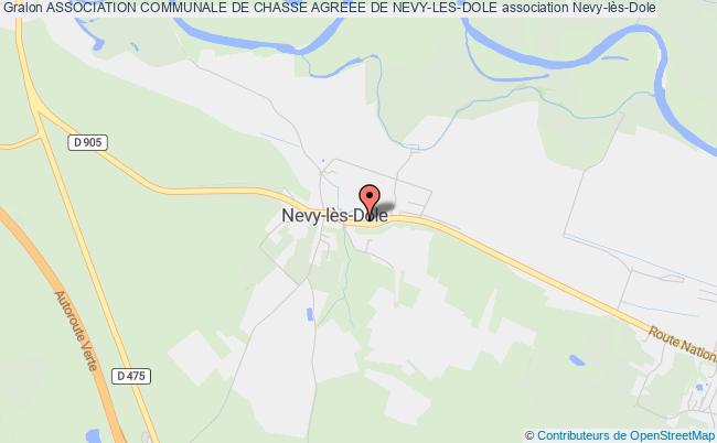 plan association Association Communale De Chasse Agreee De Nevy-les-dole Nevy-lès-Dole