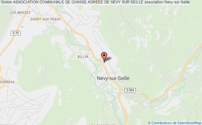 plan association Association Communale De Chasse Agreee De Nevy Sur Seille Nevy-sur-Seille