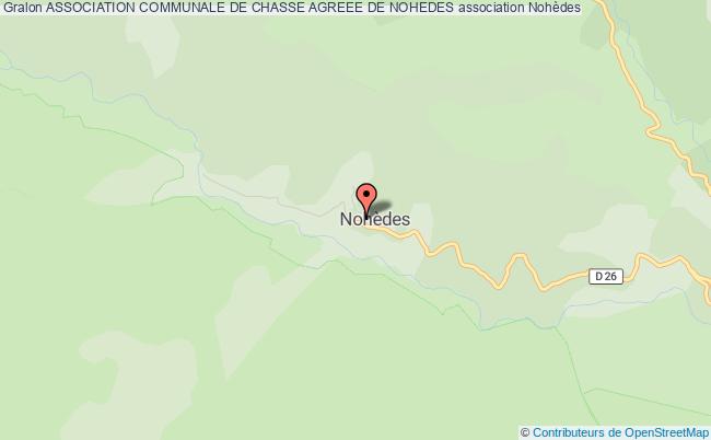 ASSOCIATION COMMUNALE DE CHASSE AGREEE DE NOHEDES