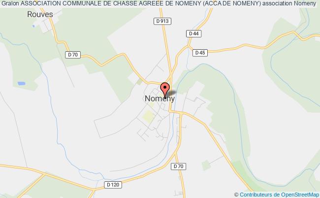ASSOCIATION COMMUNALE DE CHASSE AGREEE DE NOMENY (ACCA DE NOMENY)