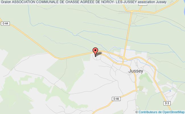 plan association Association Communale De Chasse AgrÉÉe De Noroy- Les-jussey Jussey
