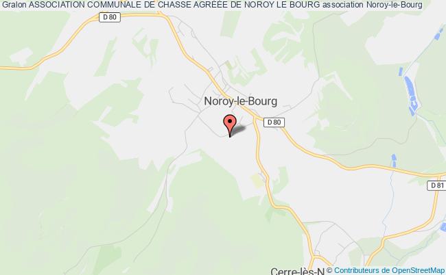 plan association Association Communale De Chasse AgrÉÉe De Noroy Le Bourg Noroy-le-Bourg