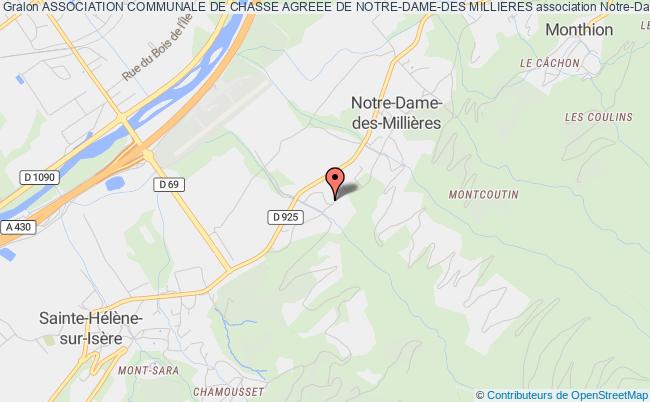 ASSOCIATION COMMUNALE DE CHASSE AGREEE DE NOTRE-DAME-DES MILLIERES