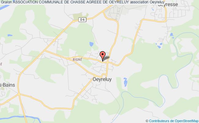 ASSOCIATION COMMUNALE DE CHASSE AGREEE DE OEYRELUY