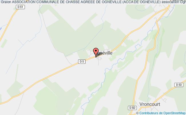 ASSOCIATION COMMUNALE DE CHASSE AGREEE DE OGNEVILLE (ACCA DE OGNEVILLE)