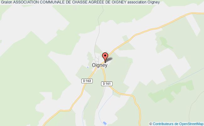 plan association Association Communale De Chasse AgrÉÉe De Oigney Oigney