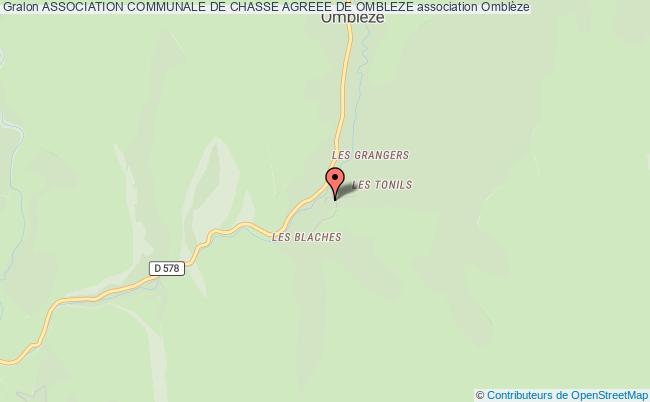 ASSOCIATION COMMUNALE DE CHASSE AGREEE DE OMBLEZE