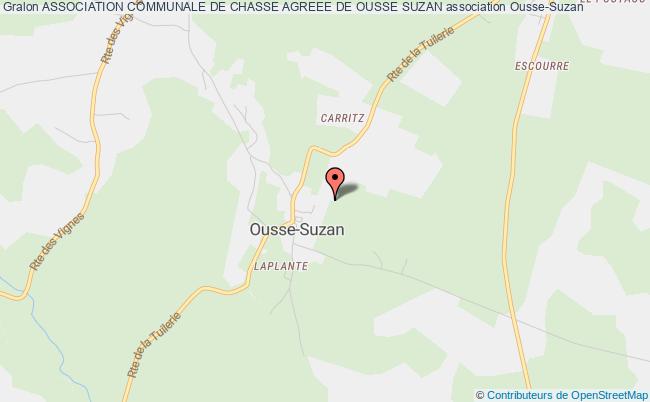 ASSOCIATION COMMUNALE DE CHASSE AGREEE DE OUSSE SUZAN