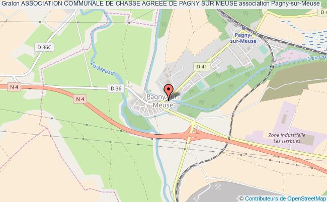 plan association Association Communale De Chasse Agreee De Pagny Sur Meuse Pagny-sur-Meuse