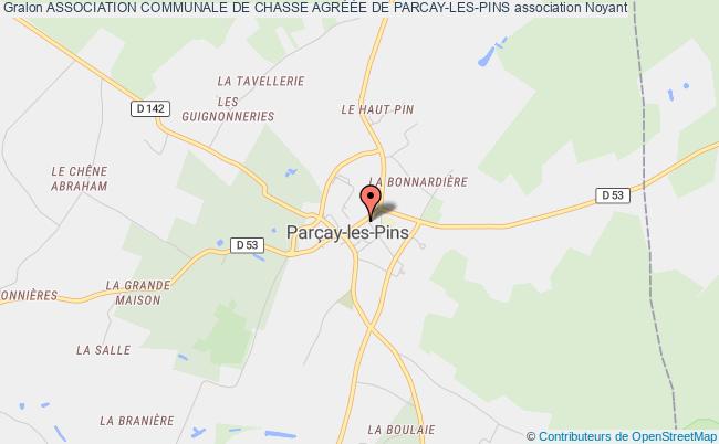 plan association Association Communale De Chasse AgrÉÉe De Parcay-les-pins Noyant-Villages