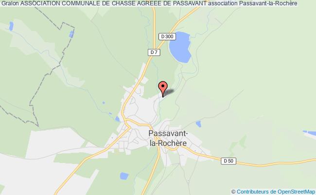 plan association Association Communale De Chasse Agreee De Passavant Passavant-la-Rochère