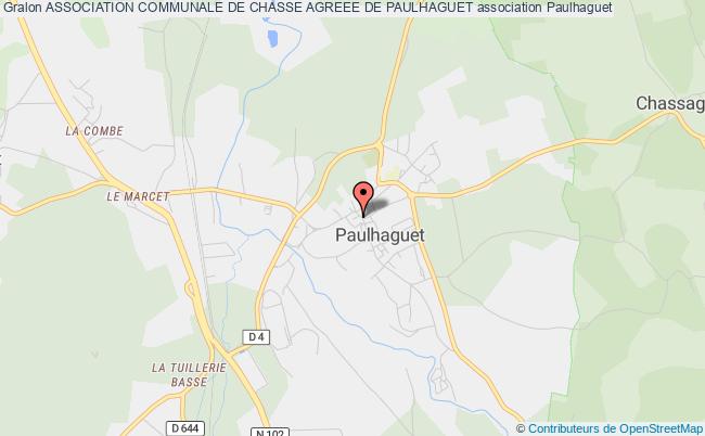 ASSOCIATION COMMUNALE DE CHASSE AGREEE DE PAULHAGUET