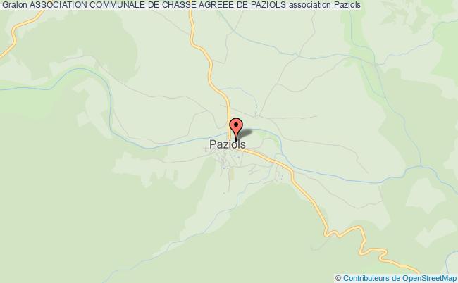 ASSOCIATION COMMUNALE DE CHASSE AGREEE DE PAZIOLS