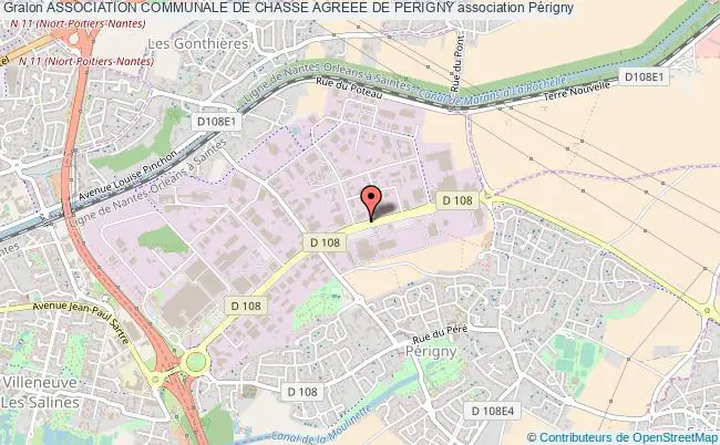 plan association Association Communale De Chasse Agreee De Perigny Périgny