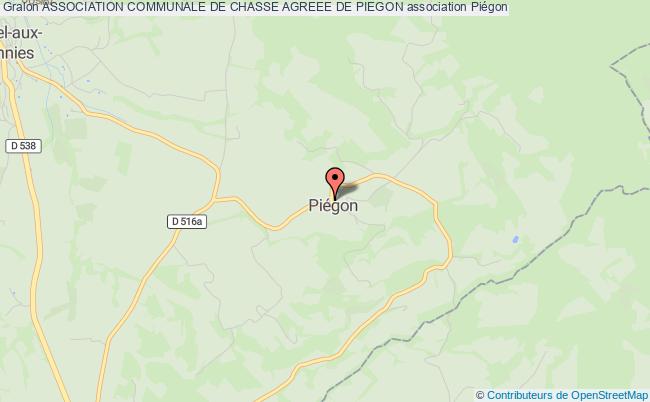 ASSOCIATION COMMUNALE DE CHASSE AGREEE DE PIEGON