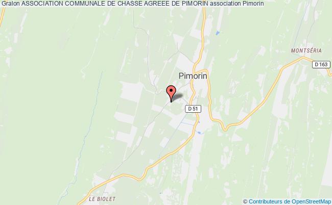plan association Association Communale De Chasse Agreee De Pimorin Pimorin
