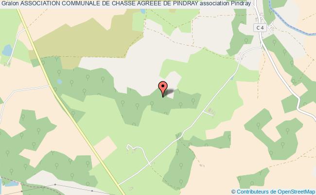 plan association Association Communale De Chasse Agreee De Pindray Pindray