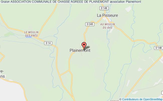 plan association Association Communale De Chasse Agreee De Plainemont Plainemont