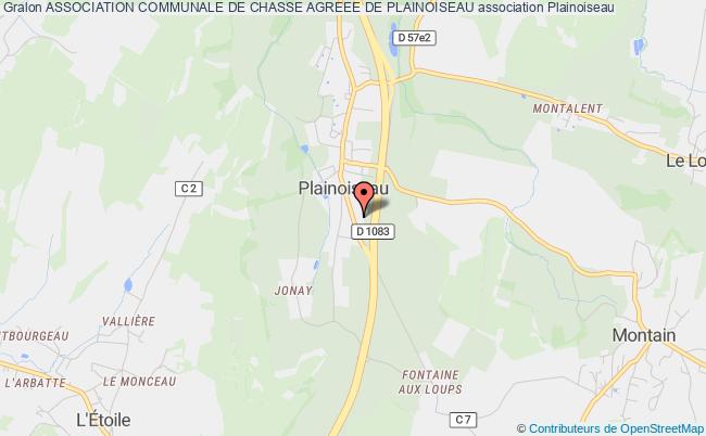 plan association Association Communale De Chasse Agreee De Plainoiseau Plainoiseau