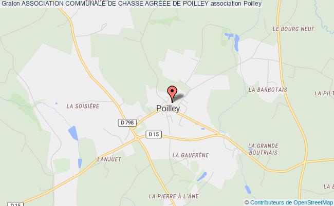 plan association Association Communale De Chasse AgrÉÉe De Poilley Poilley