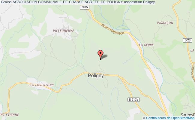 plan association Association Communale De Chasse Agreee De Poligny Poligny