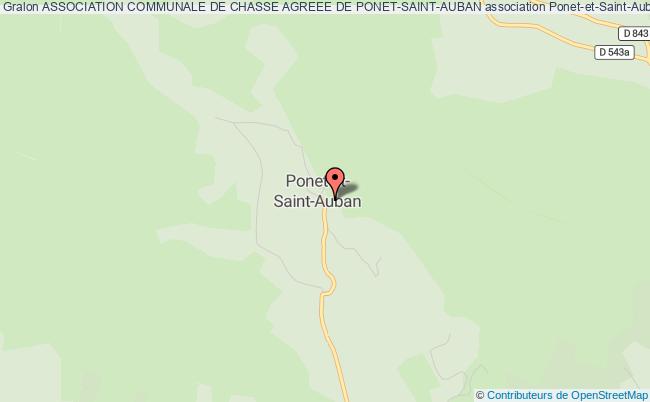ASSOCIATION COMMUNALE DE CHASSE AGREEE DE PONET-SAINT-AUBAN