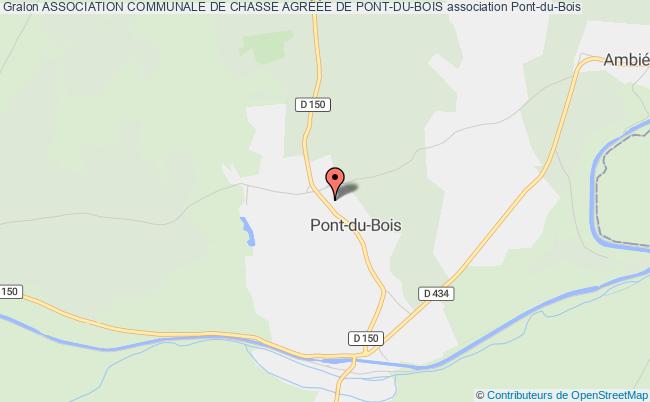 ASSOCIATION COMMUNALE DE CHASSE AGRÉÉE DE PONT-DU-BOIS