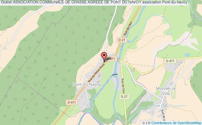 plan association Association Communale De Chasse Agreee De Pont Du Navoy Pont-du-Navoy