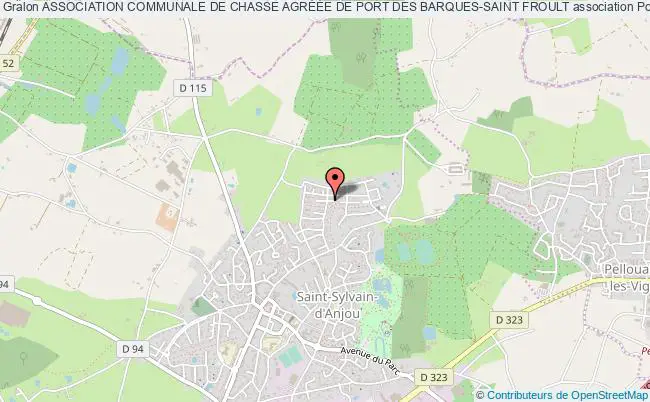 plan association Association Communale De Chasse AgrÉÉe De Port Des Barques-saint Froult Port-des-Barques