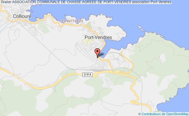plan association Association Communale De Chasse Agreee De Port-vendres Port-Vendres