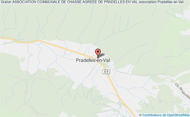 plan association Association Communale De Chasse Agreee De Pradelles En Val Pradelles-en-Val