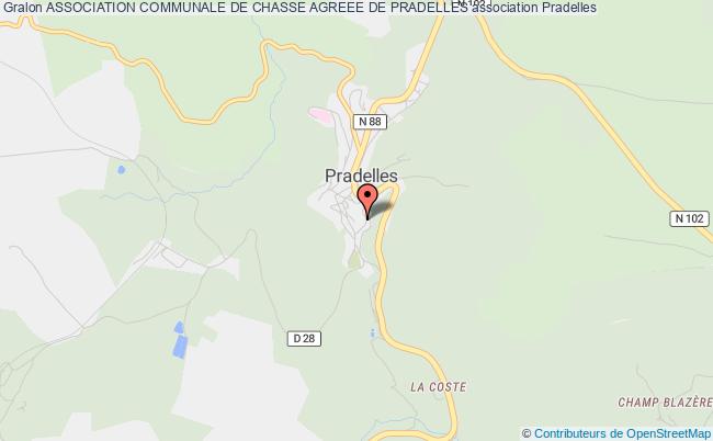 ASSOCIATION COMMUNALE DE CHASSE AGREEE DE PRADELLES