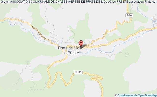 ASSOCIATION COMMUNALE DE CHASSE AGREEE DE PRATS DE MOLLO LA PRESTE