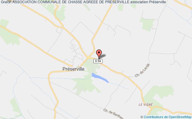 plan association Association Communale De Chasse Agreee De Preserville Préserville