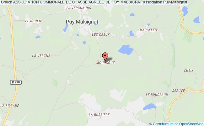 plan association Association Communale De Chasse Agreee De Puy Malsignat Puy-Malsignat