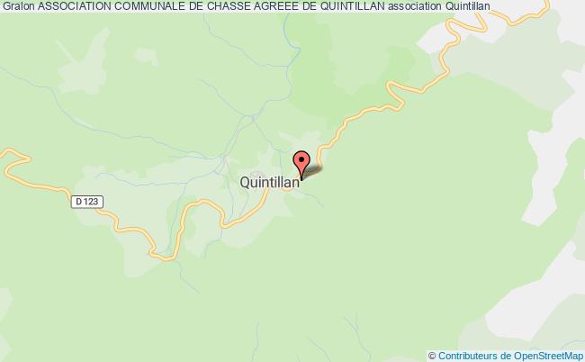 ASSOCIATION COMMUNALE DE CHASSE AGREEE DE QUINTILLAN