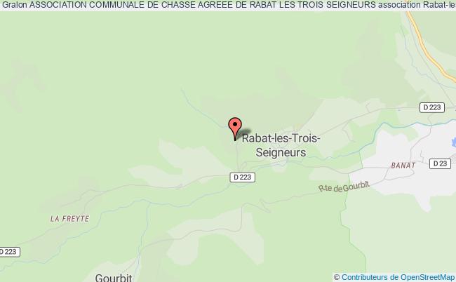 ASSOCIATION COMMUNALE DE CHASSE AGREEE DE RABAT LES TROIS SEIGNEURS