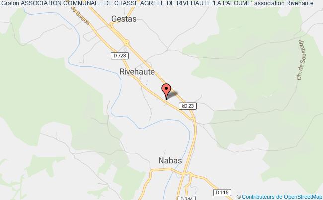 ASSOCIATION COMMUNALE DE CHASSE AGREEE DE RIVEHAUTE 'LA PALOUME'