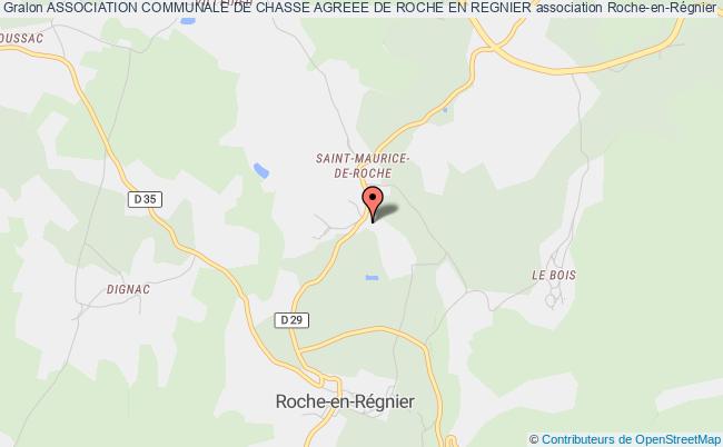 ASSOCIATION COMMUNALE DE CHASSE AGREEE DE ROCHE EN REGNIER