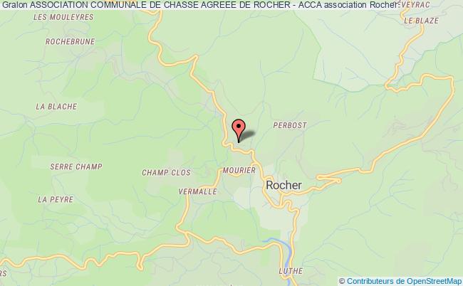 ASSOCIATION COMMUNALE DE CHASSE AGREEE DE ROCHER - ACCA