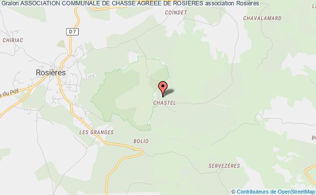 ASSOCIATION COMMUNALE DE CHASSE AGREEE DE ROSIERES